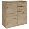 KOMMODE Brest  in 80/84/35 cm  - Eiche Artisan/Grau, Design, Holzwerkstoff/Kunststoff (80/84/35cm) - Boxxx
