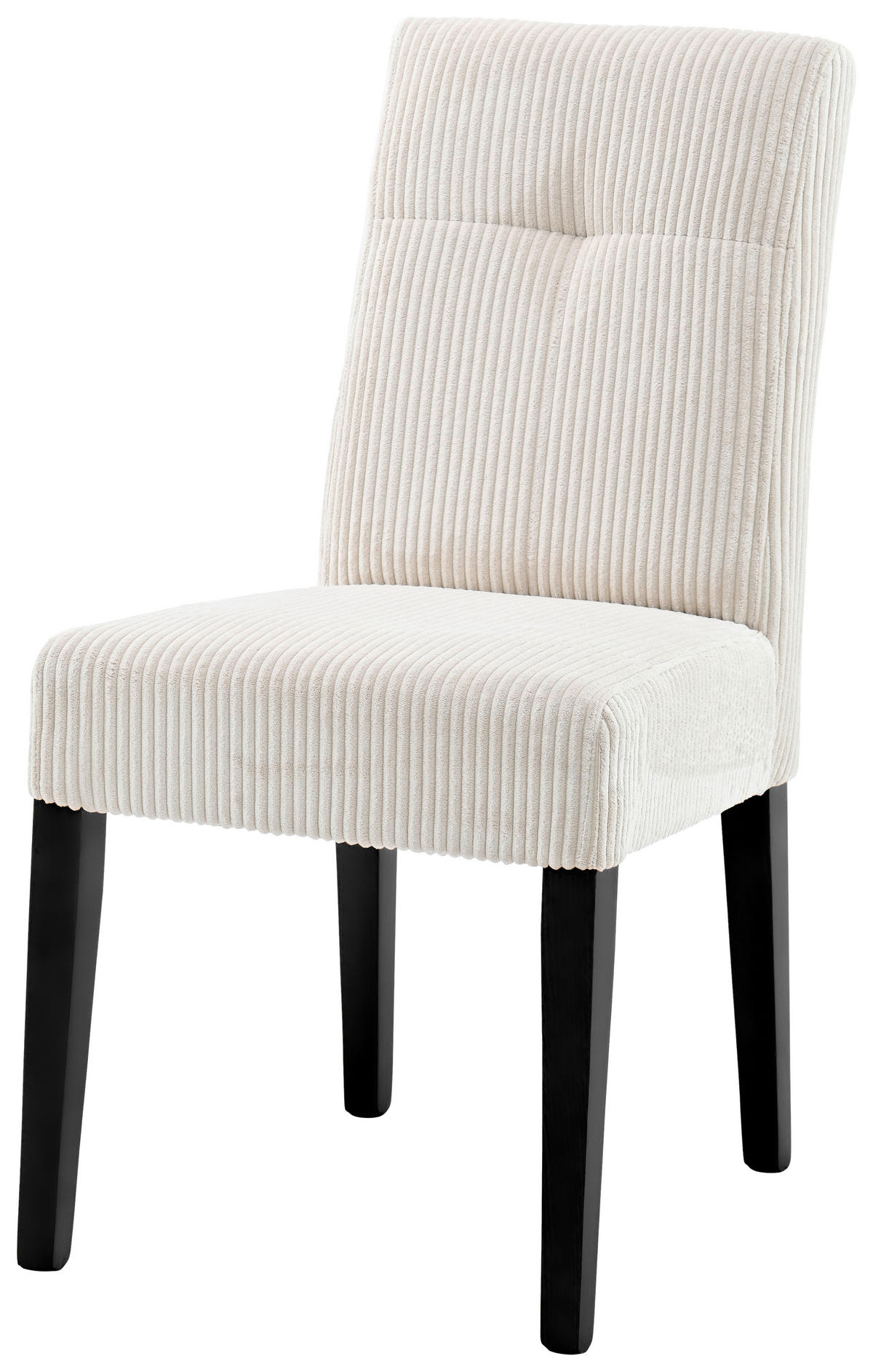 STUHL in Holz, Textil Schwarz, Beige  - Beige/Schwarz, KONVENTIONELL, Holz/Textil (48,5/91/66cm) - home24
