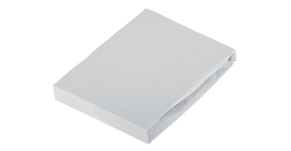 SPANNLEINTUCH 120/200 cm - Silberfarben/Hellgrau, Basics, Textil (120/200cm) - Novel