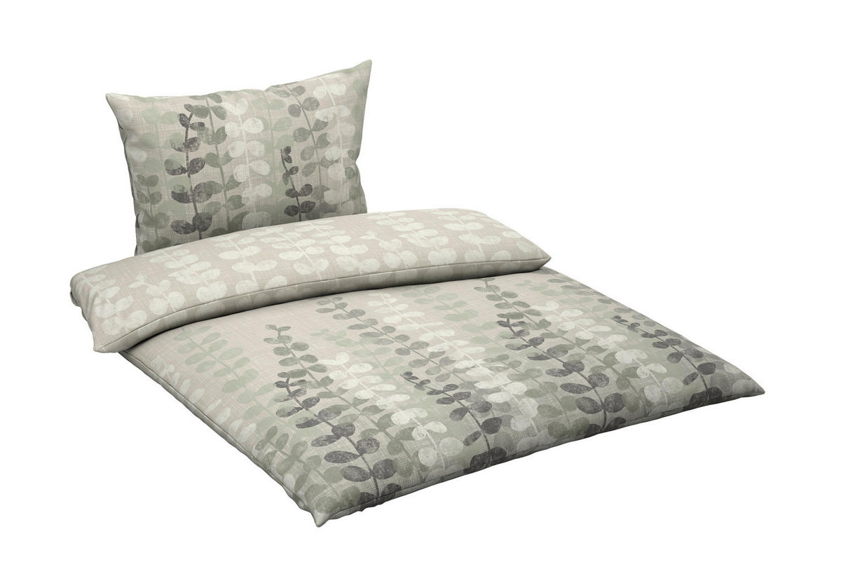 POVLEČENÍ, flanel, šedohnědá, 140/200 cm - šedohnědá, textil (140/200cm) - Esposa