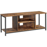 TV-ELEMENT - Dunkelbraun/Schwarz, MODERN, Holzwerkstoff/Metall (120/50/40cm) - MID.YOU