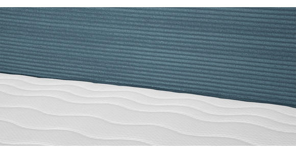 BOXSPRINGBETT 160/200 cm in Blau - Blau/Schwarz, KONVENTIONELL, Holz/Textil (160/200cm) - Carryhome