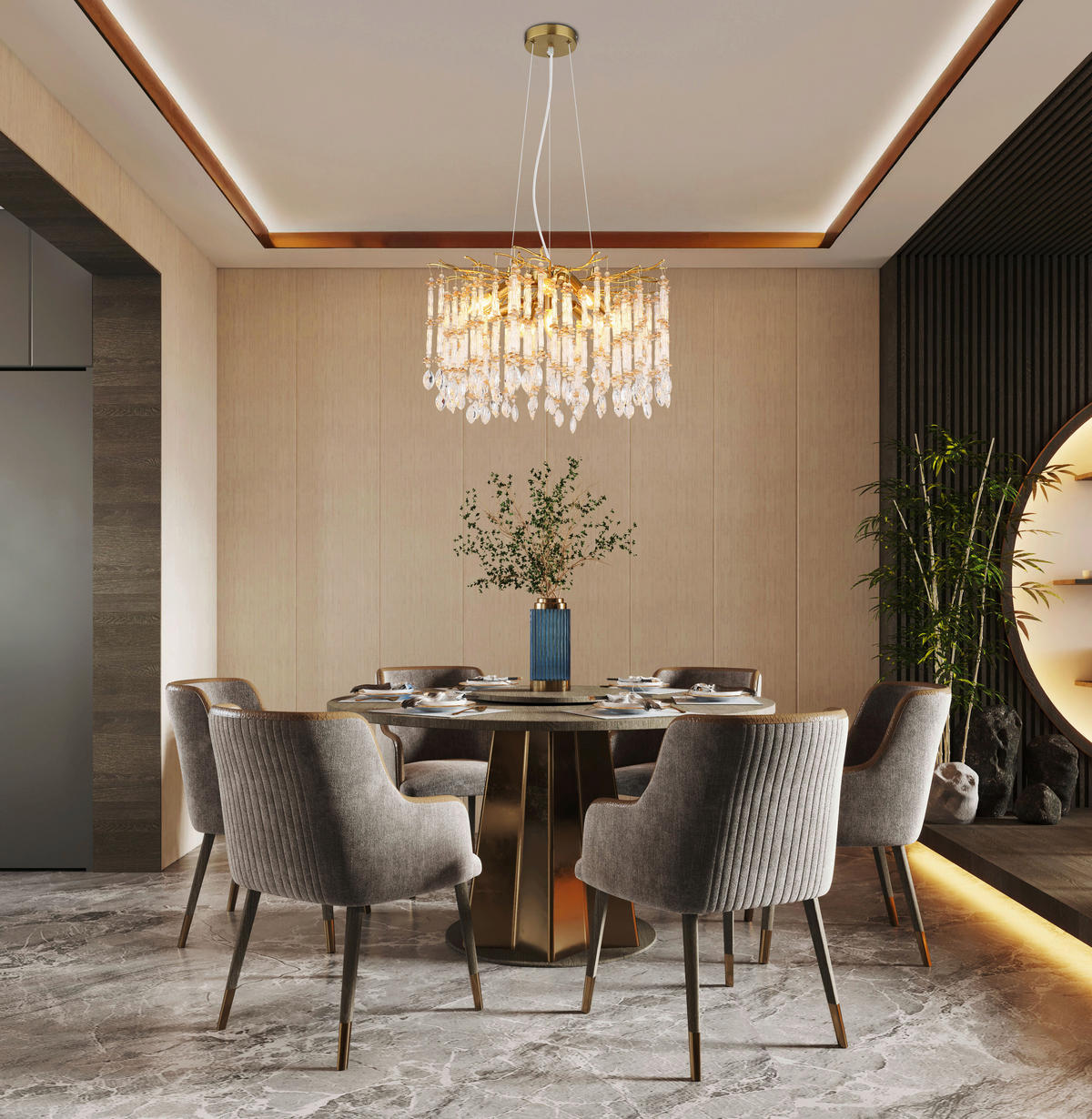 HÄNGELEUCHTE 60/120 cm  - Klar/Transparent, Design, Glas/Kunststoff (60/120cm) - Globo