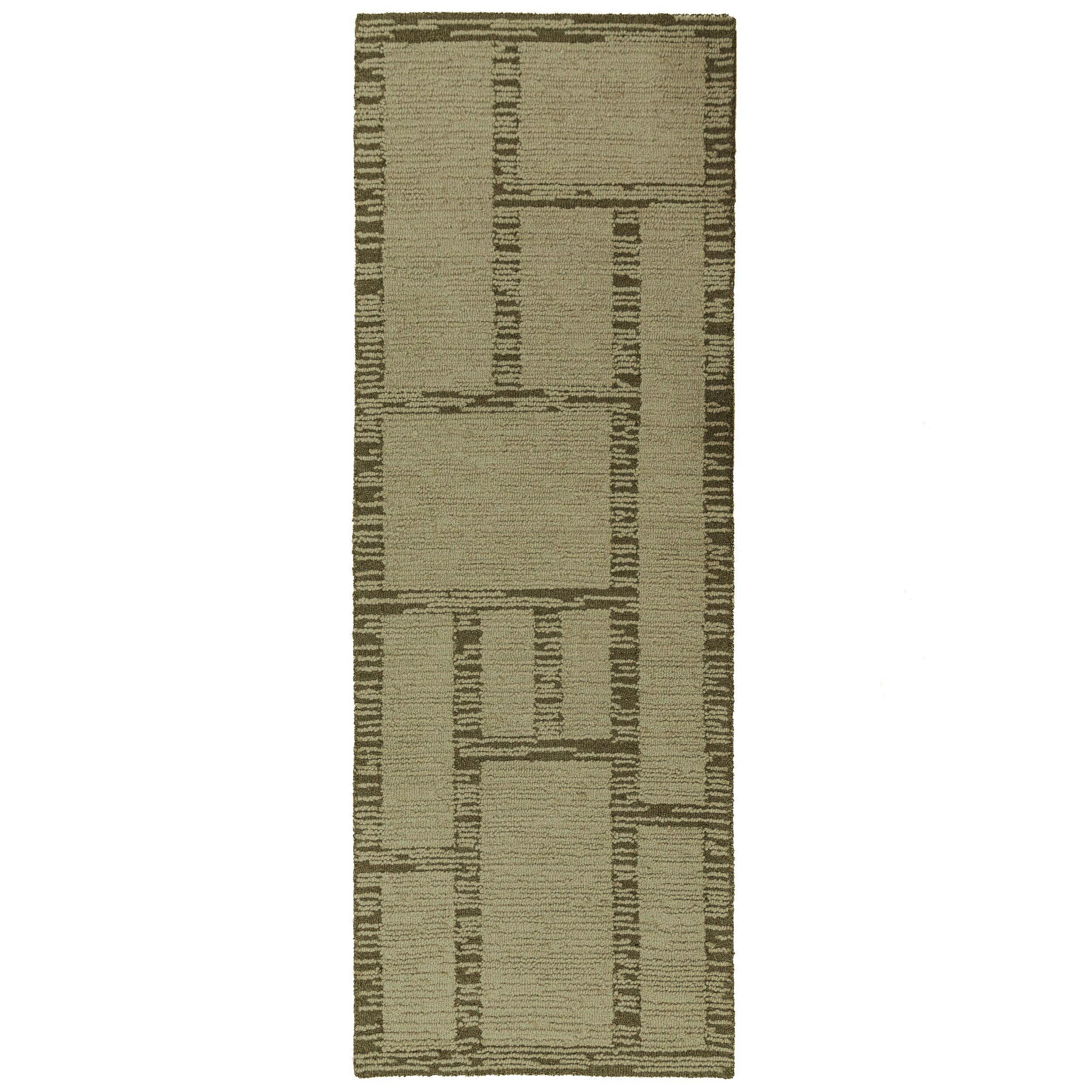 WOLLTEPPICH 80/230 cm Harris Grün rechteckig  - Grün, Basics, Textil (80/230cm) - Flair Rugs
