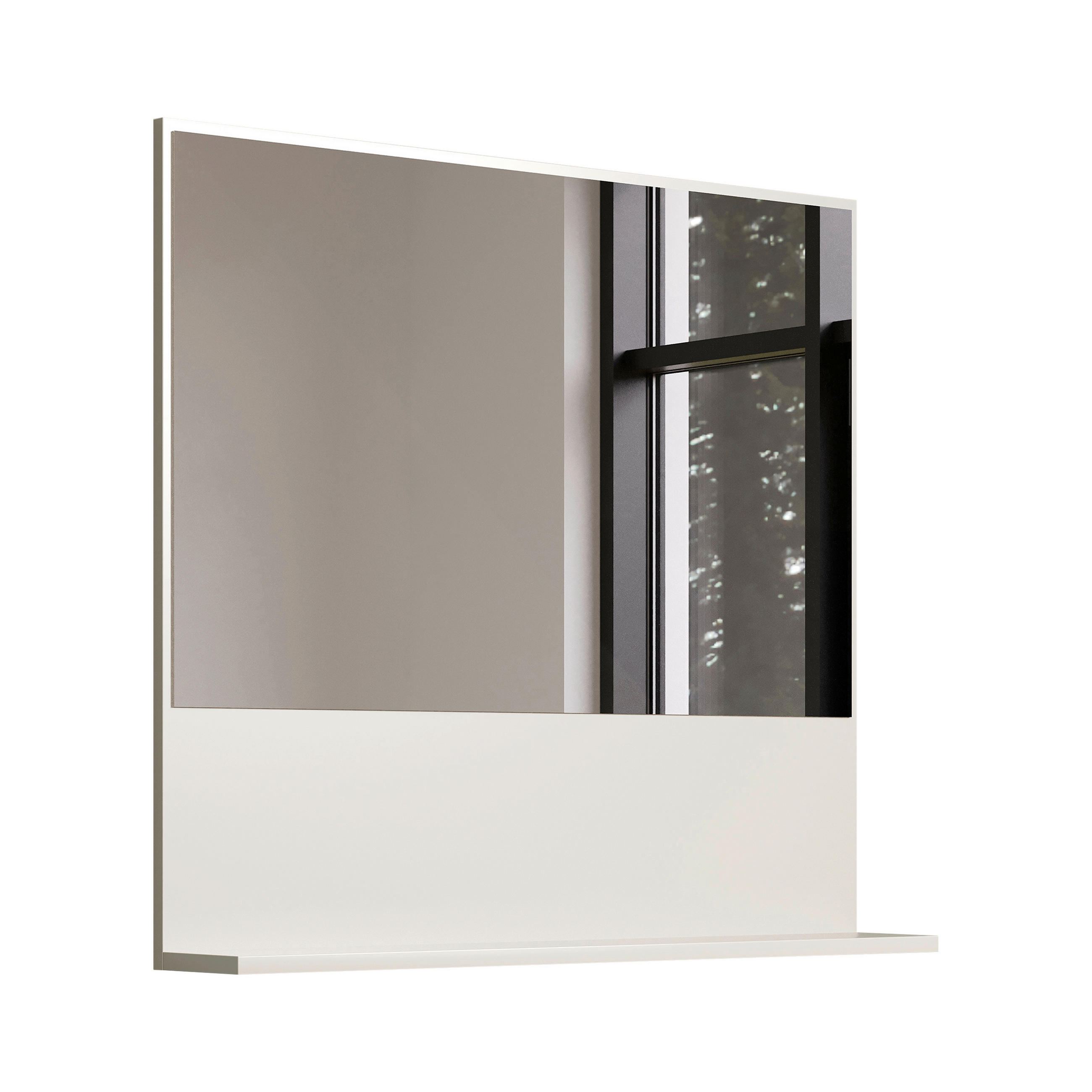 BADEZIMMERSPIEGEL 80/74/14 cm  - Kaschmir, Trend, Glas/Holzwerkstoff (80/74/14cm) - MID.YOU
