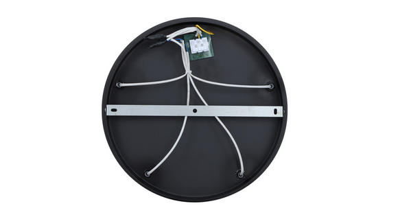 HÄNGELEUCHTE 42/59,5 cm  - Schwarz/Weiß, Trend, Glas/Metall (42/59,5cm) - Novel