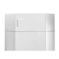 AUFSATZSCHRANK 80/40/80 cm  - Chromfarben/Weiß, Design, Holzwerkstoff/Kunststoff (80/40/80cm) - Xora
