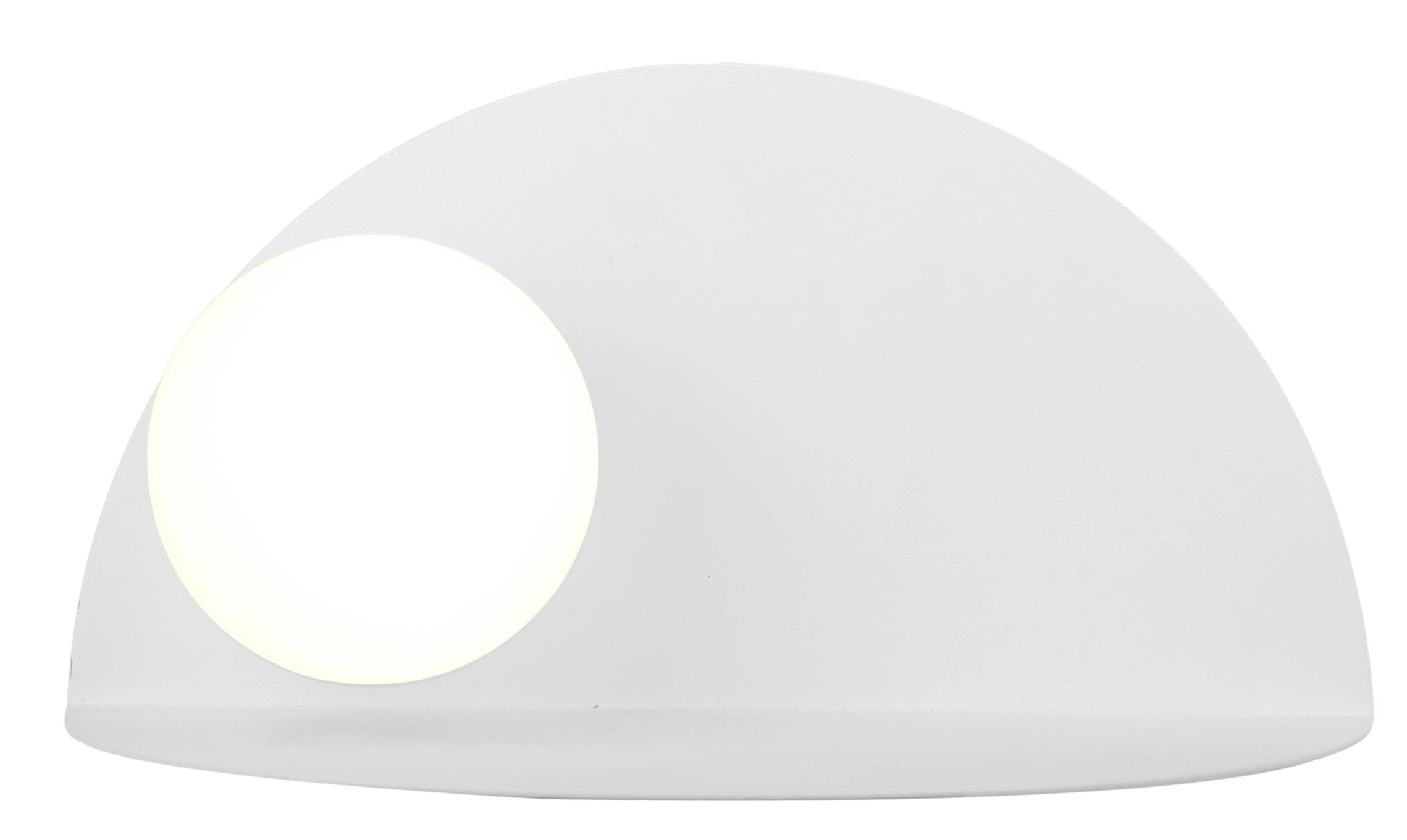 LED-WANDLEUCHTE 23/15/11.5 cm   - Weiß, Design, Metall (23/15/11.5cm)