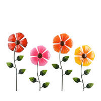 TRÄDGÅRDSDEKORATION - orange/röd, Lifestyle, metall (1/14,00/55,00cm)