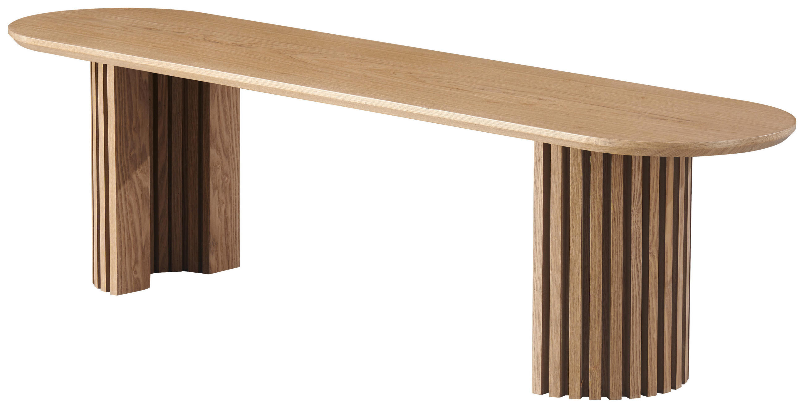 MEHRZWECKBANK 160/45/40 cm Eichefarben Weide furniert  - Eichefarben, KONVENTIONELL, Holz (160/45/40cm) - MID.YOU