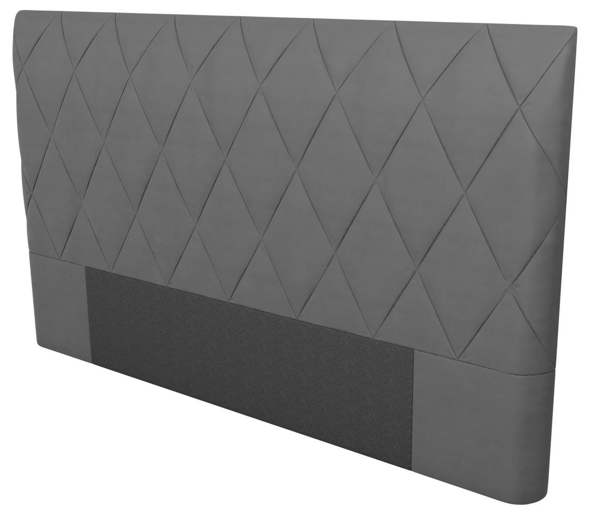 POLSTERBETT Matratze, gepolstertes Kopfteil, Lattenrost, motorische Verstellbarkeit, Bettkasten 180/200 cm  in Anthrazit  - Anthrazit/Silberfarben, KONVENTIONELL, Holz/Textil (180/200cm) - Esposa