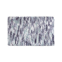 BADEMATTE Grau, Türkis 60/100 cm  - Türkis/Grau, KONVENTIONELL, Kunststoff/Textil (60/100cm) - Grund