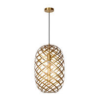 HÄNGELEUCHTE 32/180 cm  - Messingfarben, KONVENTIONELL, Metall (32/180cm) - Lucide