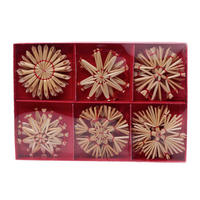 CHRISTBAUMANHÄNGER 6 cm  - Naturfarben, LIFESTYLE, Naturmaterialien (6cm) - X-Mas