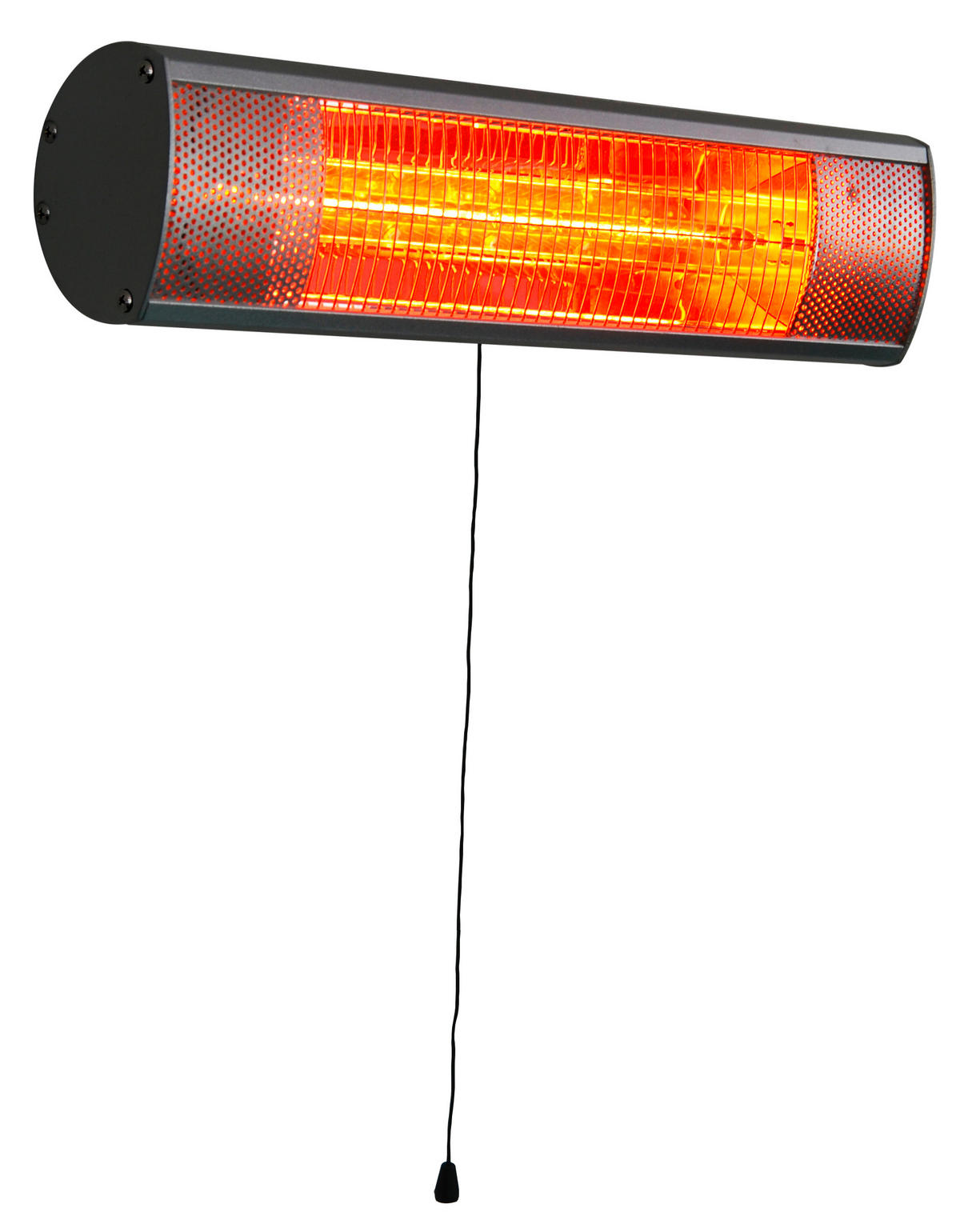 INFRAROTSTRAHLER - Schwarz, Basics, Metall (44,5/10,6/17cm)