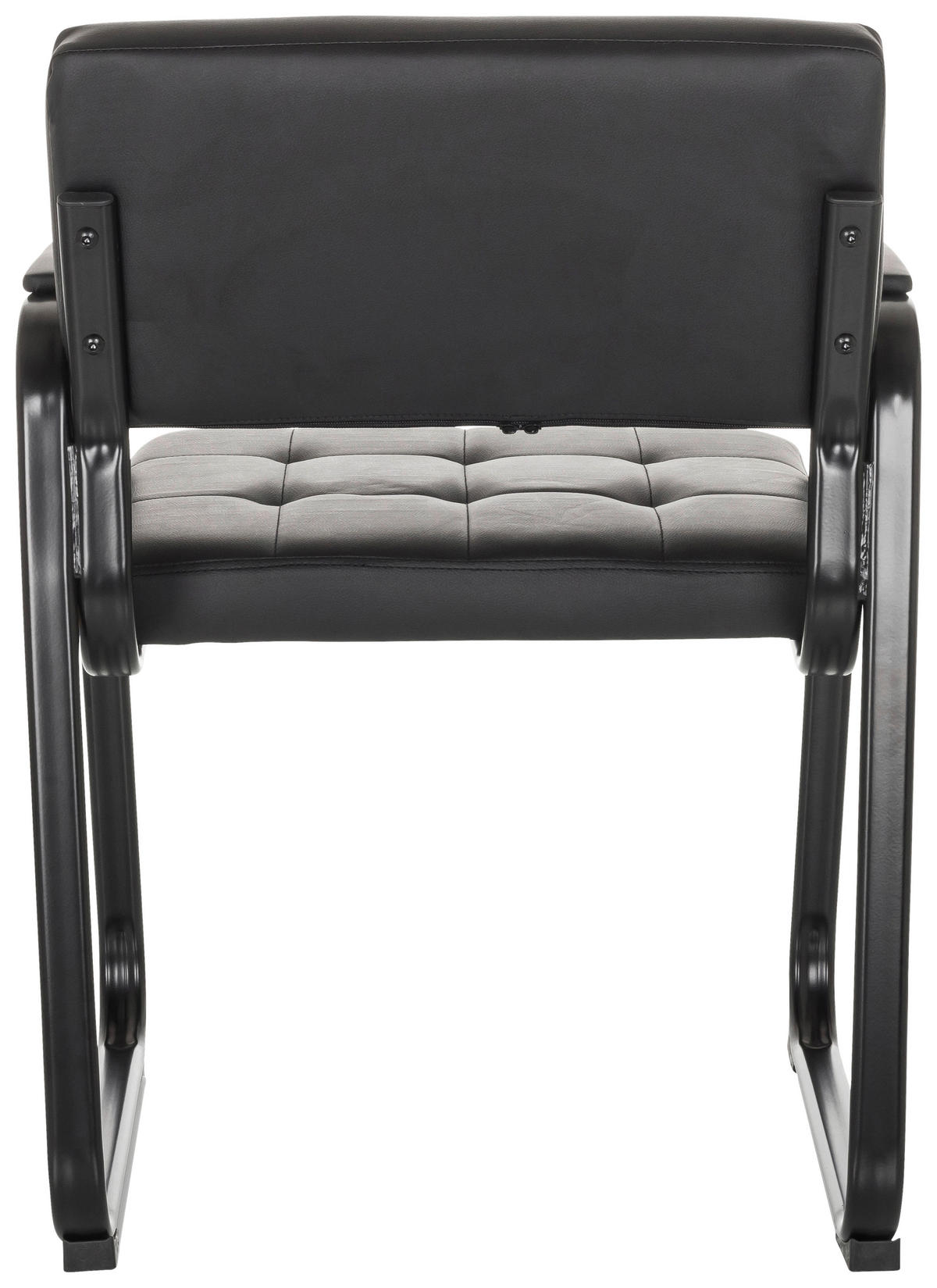 KONFERENČNI STOL tekstil črna  - črna, Basics, kovina/tekstil (58/79/55cm) - MID.YOU