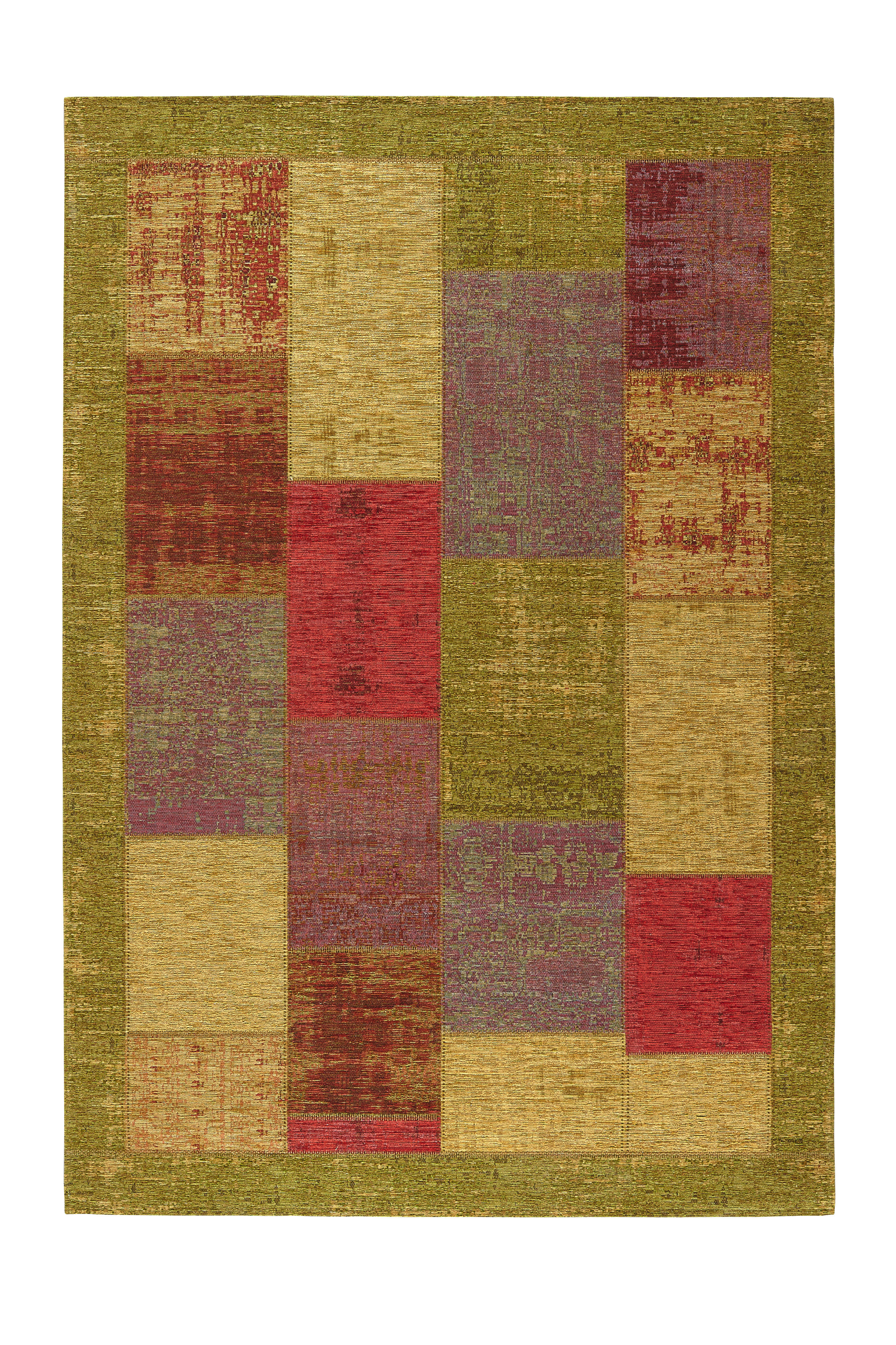FLACHWEBETEPPICH 130/190 cm  - Gelb/Multicolor, Trend, Textil (130/190cm) - Novel