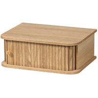 NACHTTISCH Pappel  - Naturfarben, Design, Holz (40/30/15cm) - Livetastic