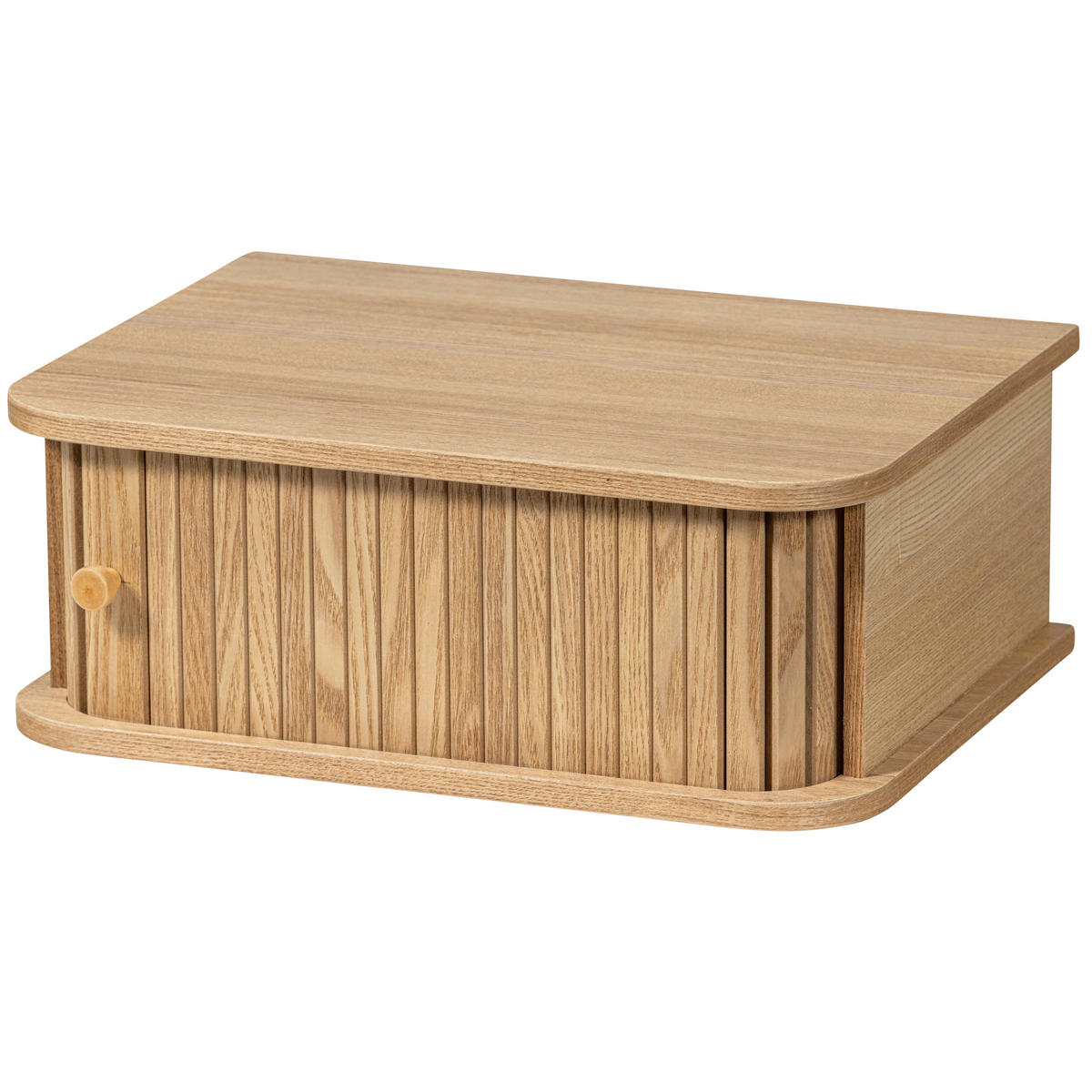 NACHTTISCH Pappel  - Naturfarben, Design, Holz (40/30/15cm) - Livetastic