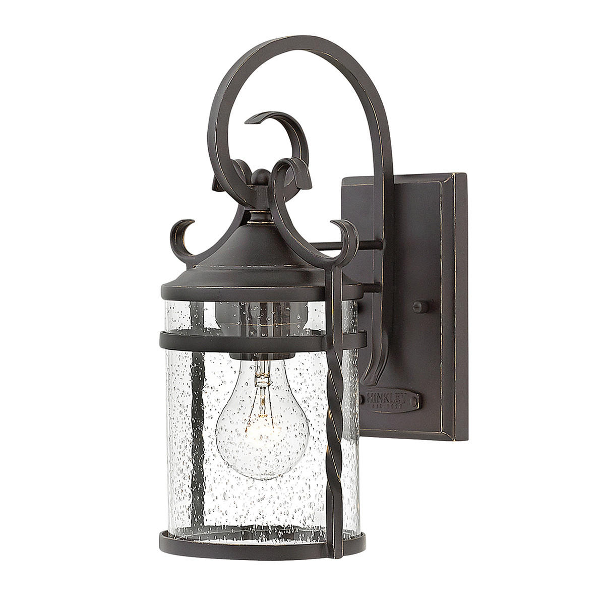 AUSSENWANDLEUCHTE - Schwarz, Basics, Glas/Metall (17,6/20,1/33cm) - Elstead Lighting