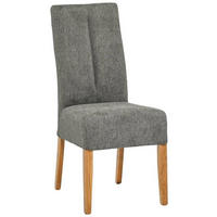 STUHL Mikrofaser Eichefarben, Anthrazit Eiche  - Eichefarben/Anthrazit, LIFESTYLE, Holz/Textil (47/104/62cm) - Boxxx