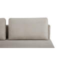 SCHLAFSOFA Cord Beige  - Beige/Schwarz, Design, Textil/Metall (191/92/99cm) - Carryhome