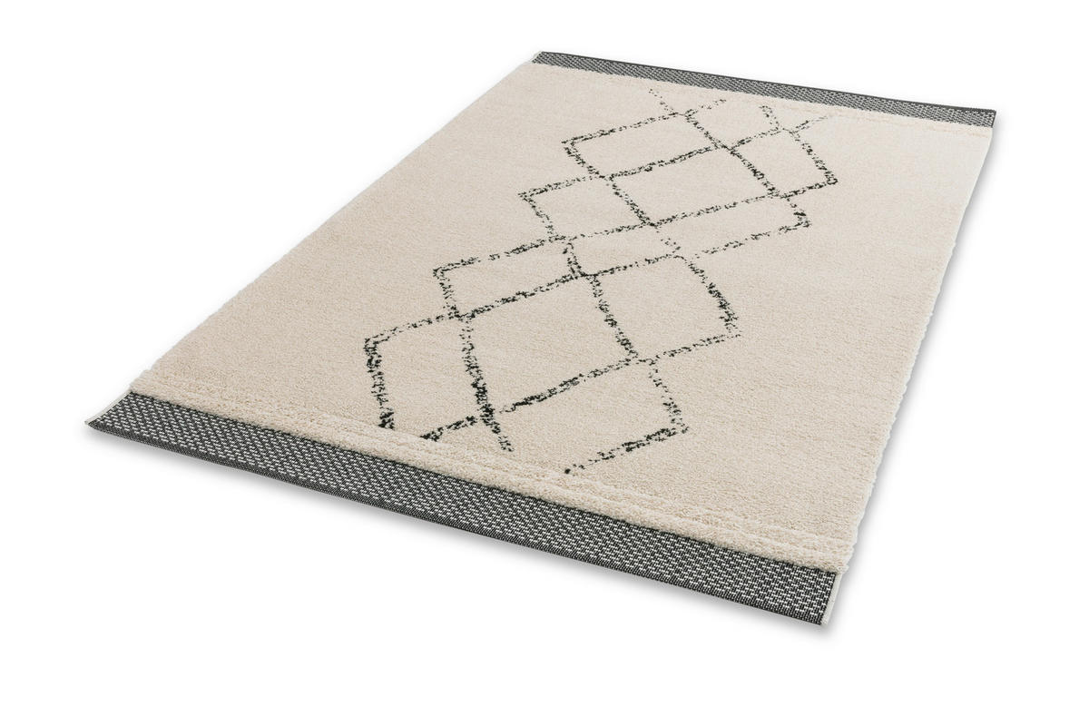 WEBTEPPICH 160/230 cm Weiß  - Weiß, Design, Textil (160/230cm) - Schöner Wohnen