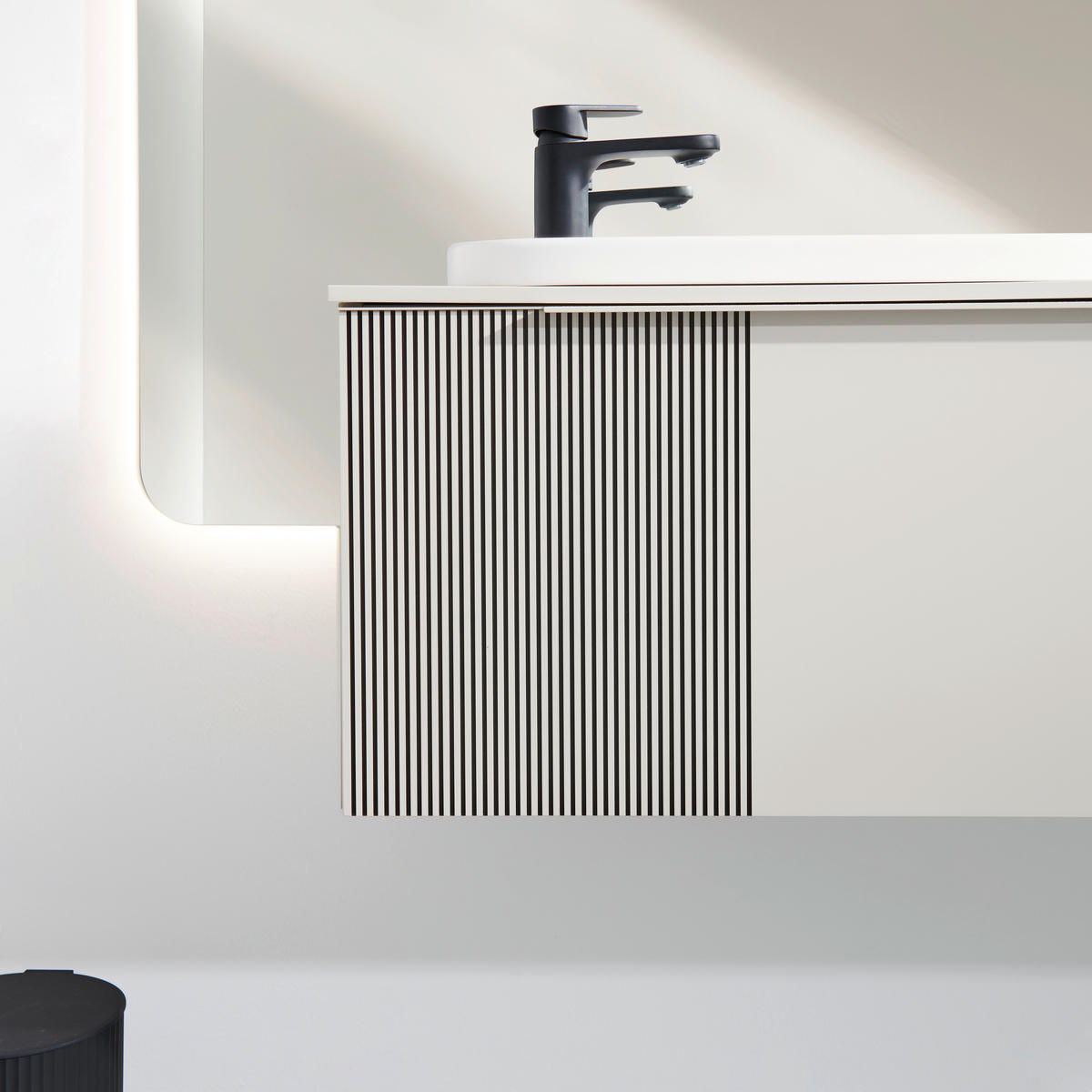 BADEZIMMER  in 120 cm  - Naturfarben, Design, Glas/Holzwerkstoff (120cm) - Dieter Knoll
