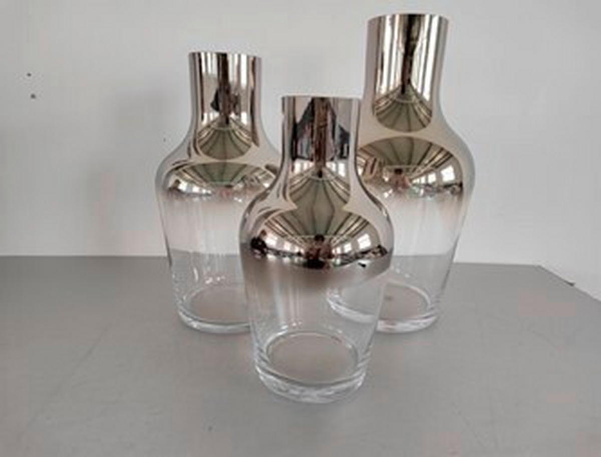 DEKOVASE  - Klar, Basics, Glas (16,5/16,5/30,4cm) - Cor Mulder