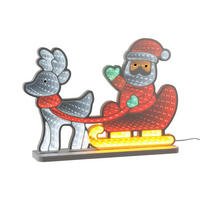 TÉLAPÓ - áttetsző, Lifestyle, műanyag (40/8/28,6cm) - X-Mas