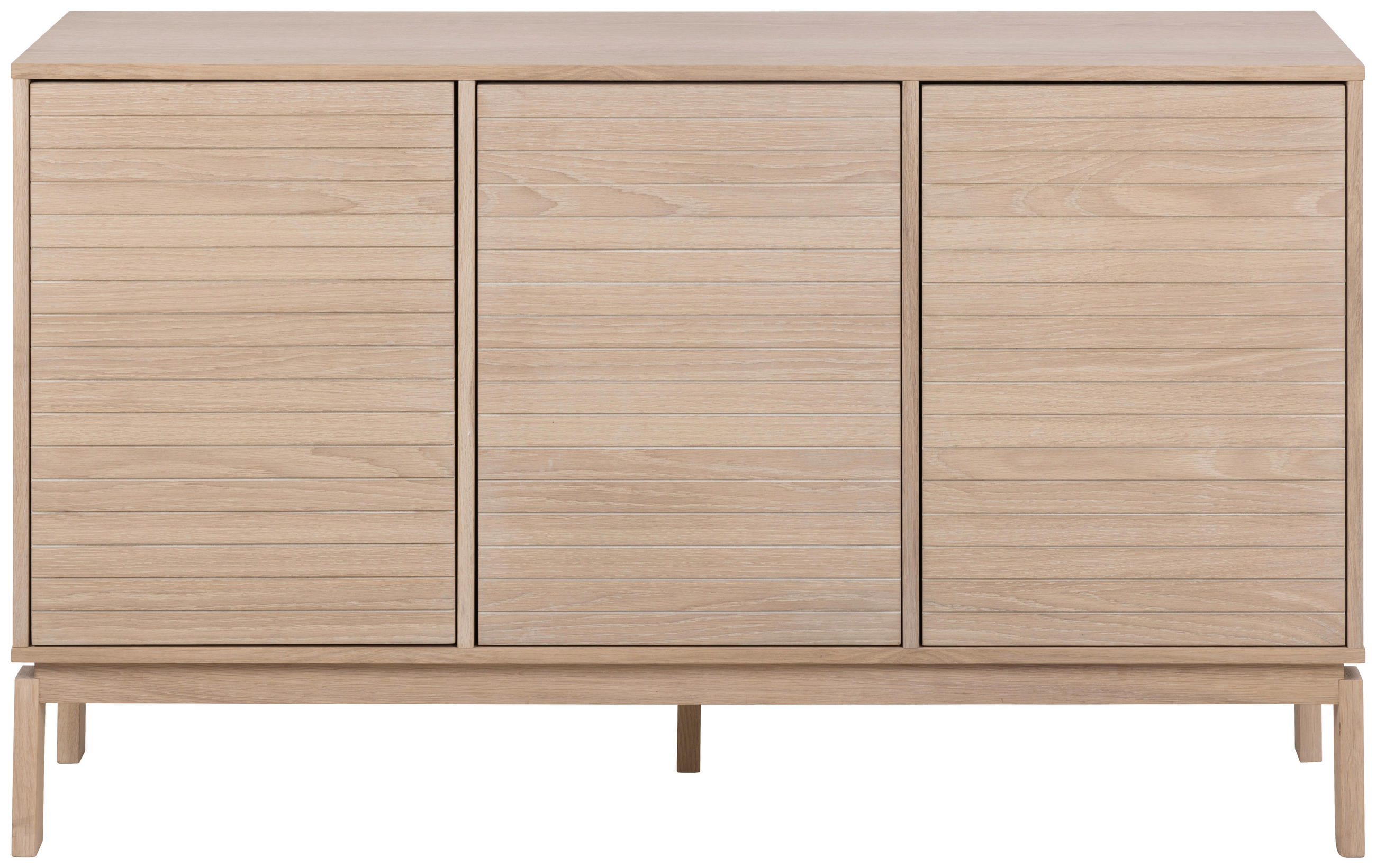 KOMMODE  in 135,4/80/40 cm  - Eichefarben/Weiß, Design, Holzwerkstoff (135,4/80/40cm) - Livetastic