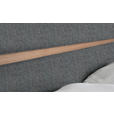 BOXSPRINGBETT 180/200 cm  in Dunkelgrau  - Eichefarben/Dunkelgrau, Natur, Holz/Textil (180/200cm) - Linea Natura