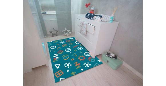 KINDERTEPPICH 110/160 cm  - Blau, Design, Textil (110/160cm) - Novel