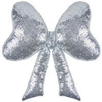 ZIERKISSEN  61/63,5 cm   - Silberfarben, Trend, Textil (61/63,5cm) - X-Mas