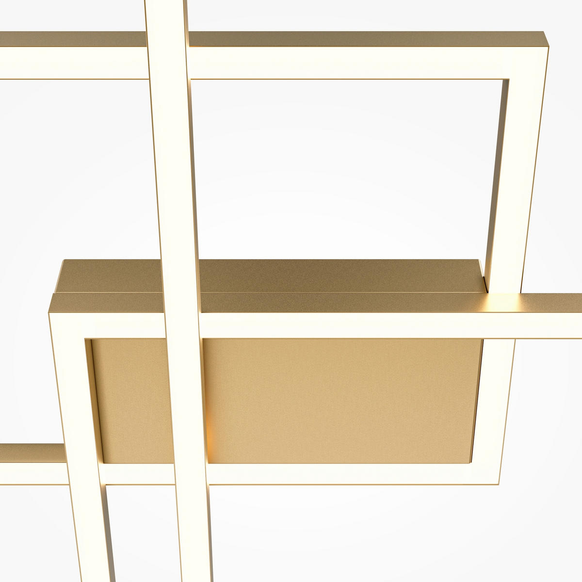 DECKENLEUCHTE    67/78/8 cm  - Goldfarben, Design, Metall (67/78/8cm) - MAYTONI