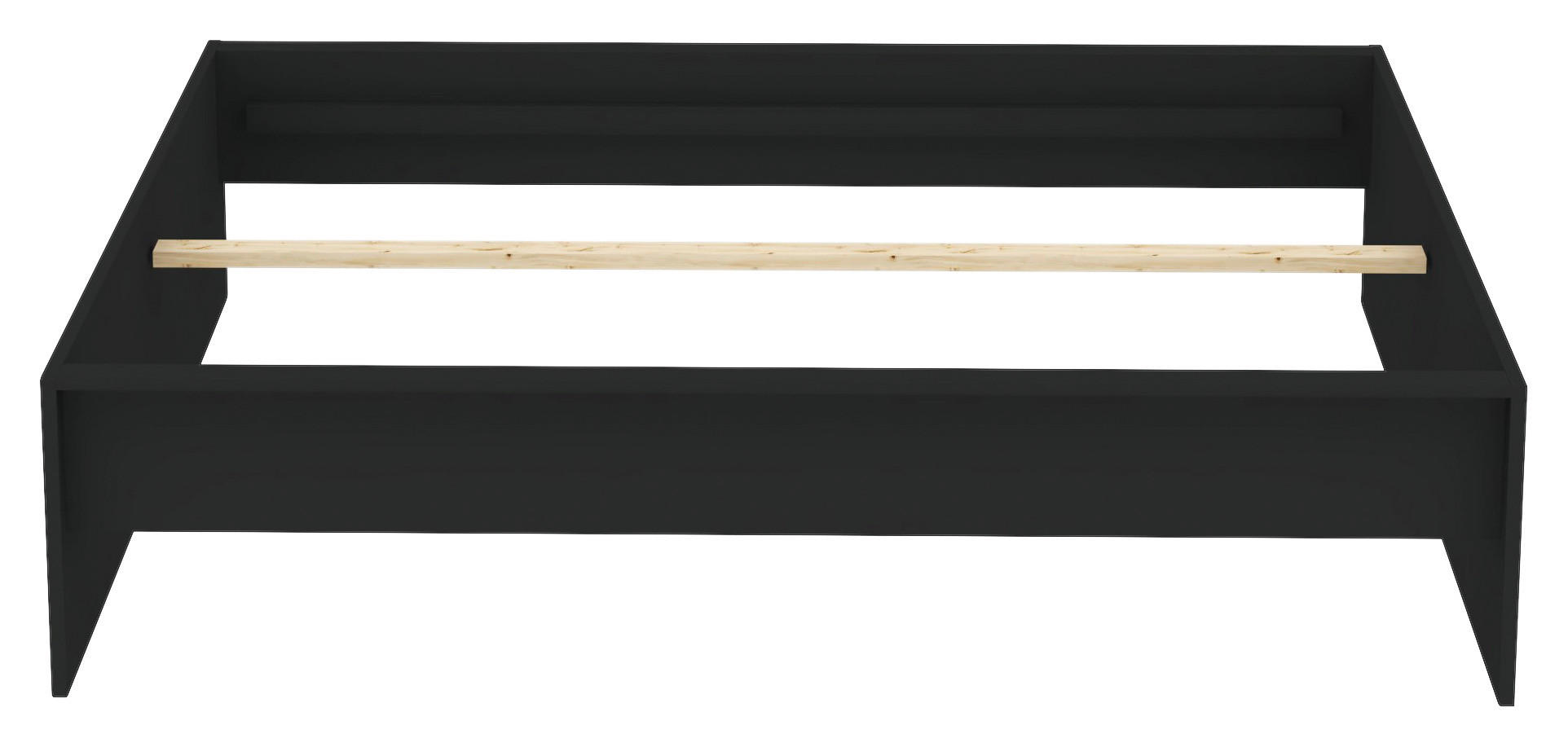 RÁM POSTELE, 180/200 cm - antracitová, Konvenční, kompozitní dřevo (180/200cm) - Hom`in