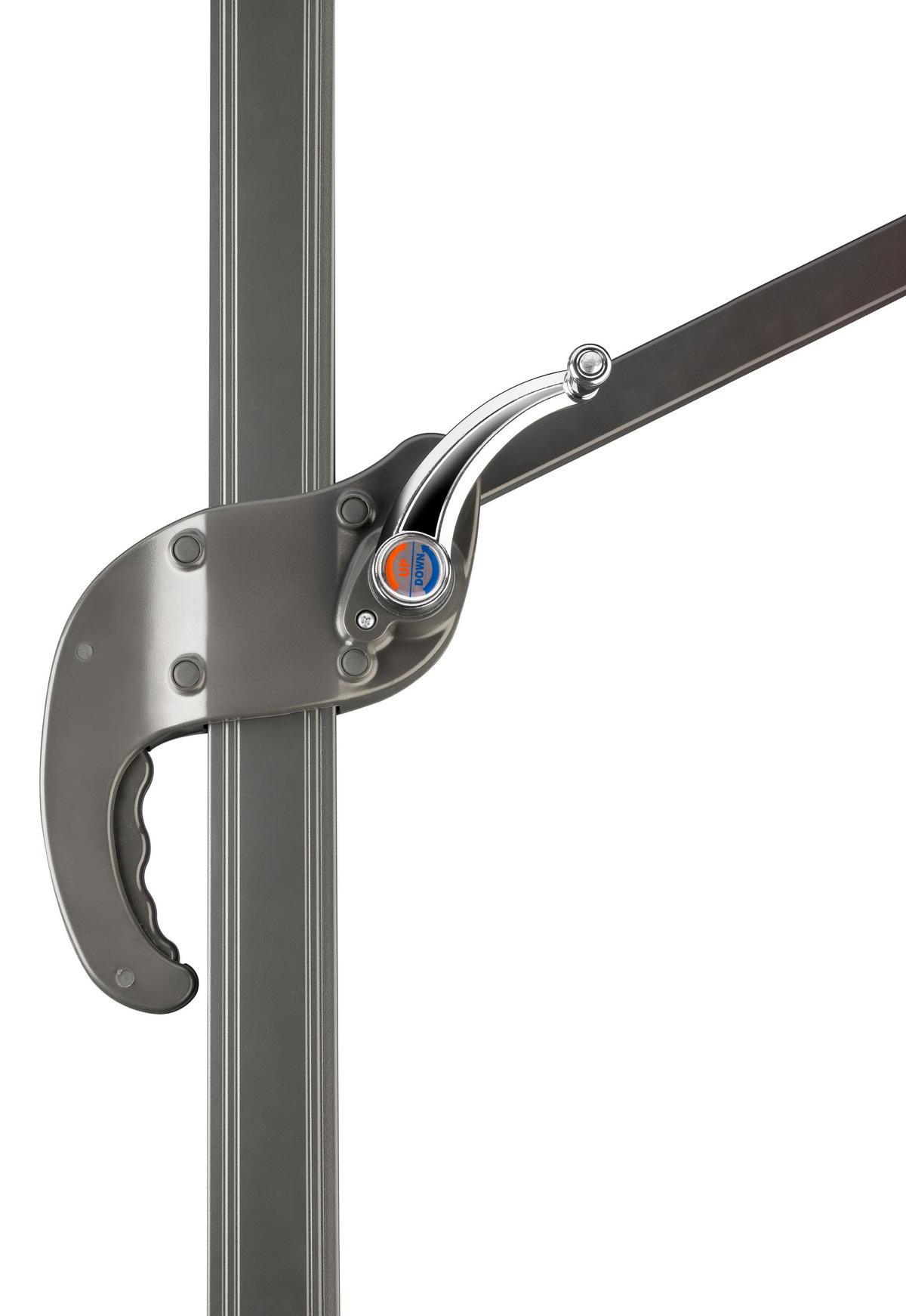 AMPELSCHIRM   - Anthrazit/Grün, Basics, Textil/Metall (338/239/270cm) - Schneider