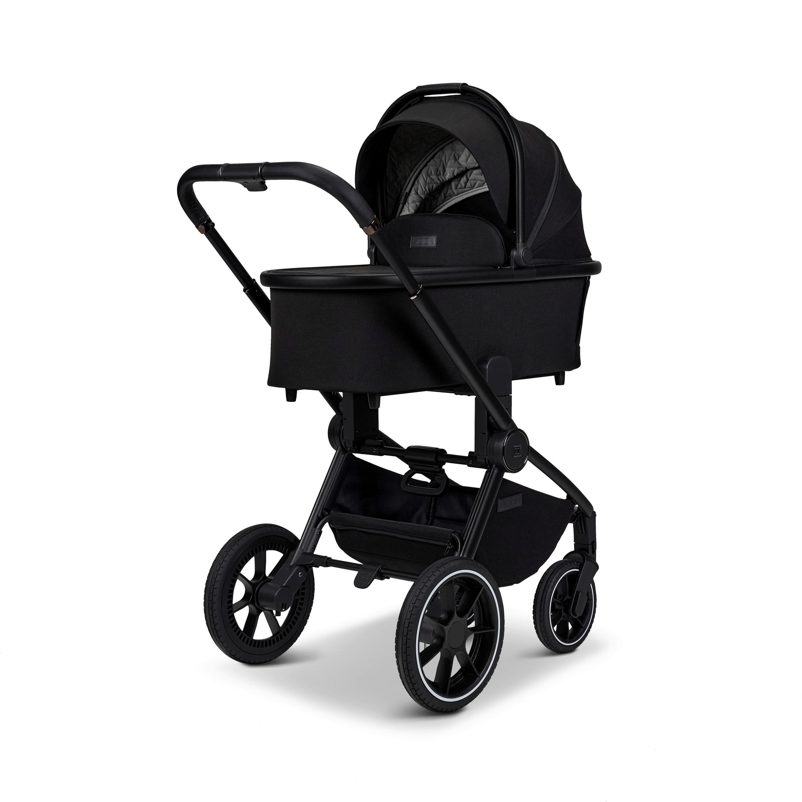KOMBIKINDERWAGEN  Resea+  Onyx  - Schwarz, Basics, Textil (98,5/58/122cm) - Moon