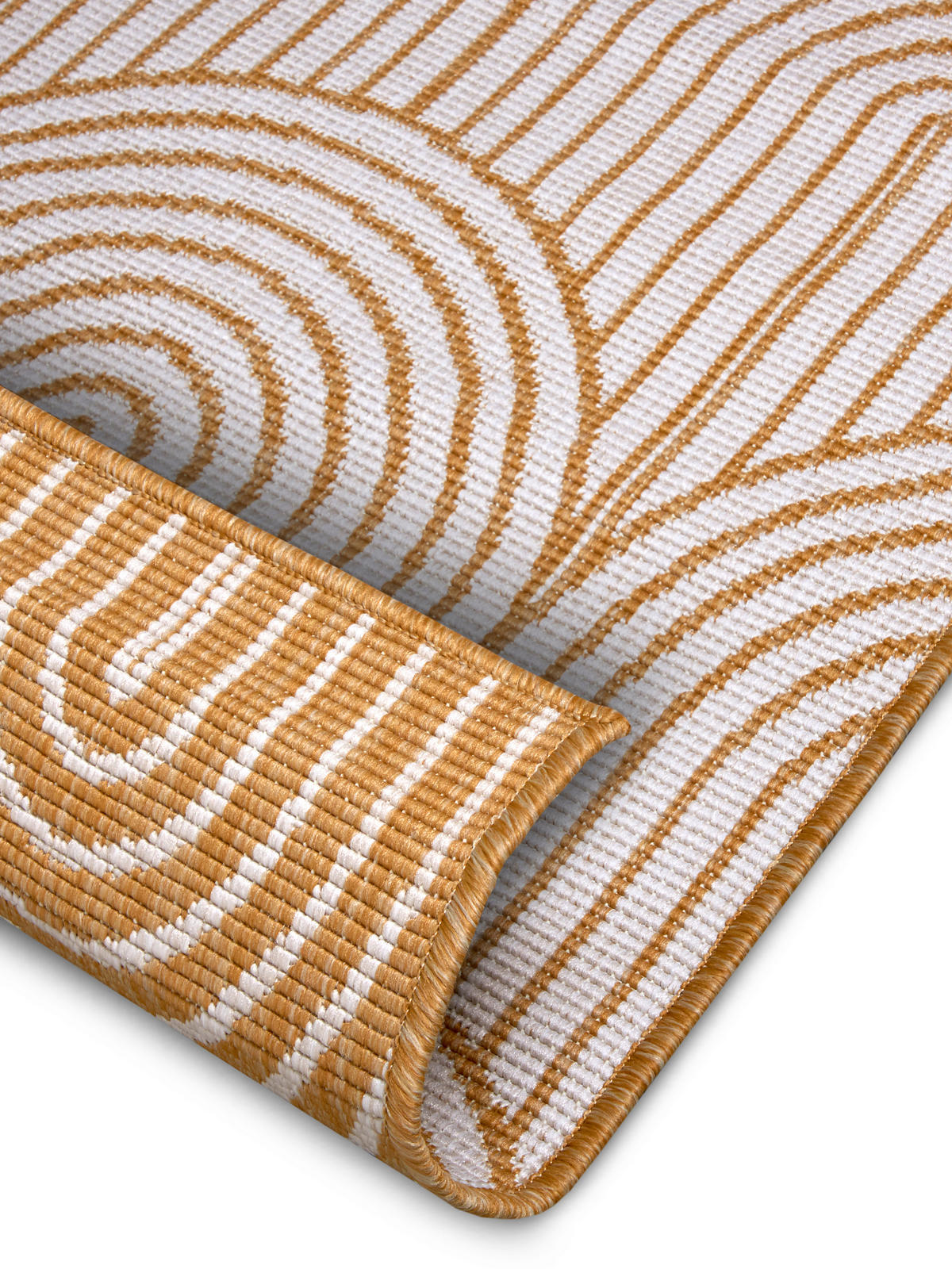 OUTDOORTEPPICH 240/330 cm Pangli Weiß, Honig  - Weiß/Honig, Design, Kunststoff (240/330cm)