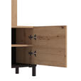 GARDEROBE  in 89,5/191/33 cm  - Schwarz/Eiche Artisan, MODERN, Holzwerkstoff (89,5/191/33cm) - Carryhome