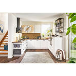 EINBAUKÜCHE   - Braun/Weiß, Design, Holzwerkstoff - Dieter Knoll