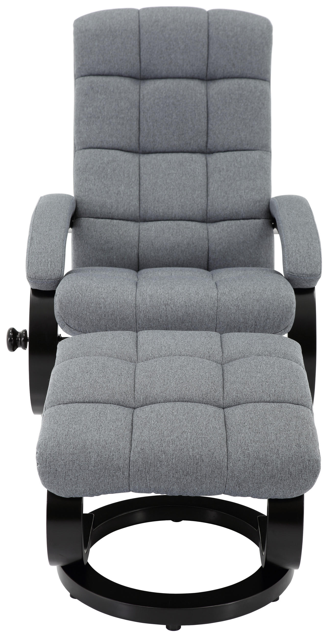 RELAXSESSELSET in Holz, Metall, Textil Grau, Schwarz - Schwarz/Grau, MODERN, Holz/Textil (67/78-96,5/94-125cm) - MID.YOU