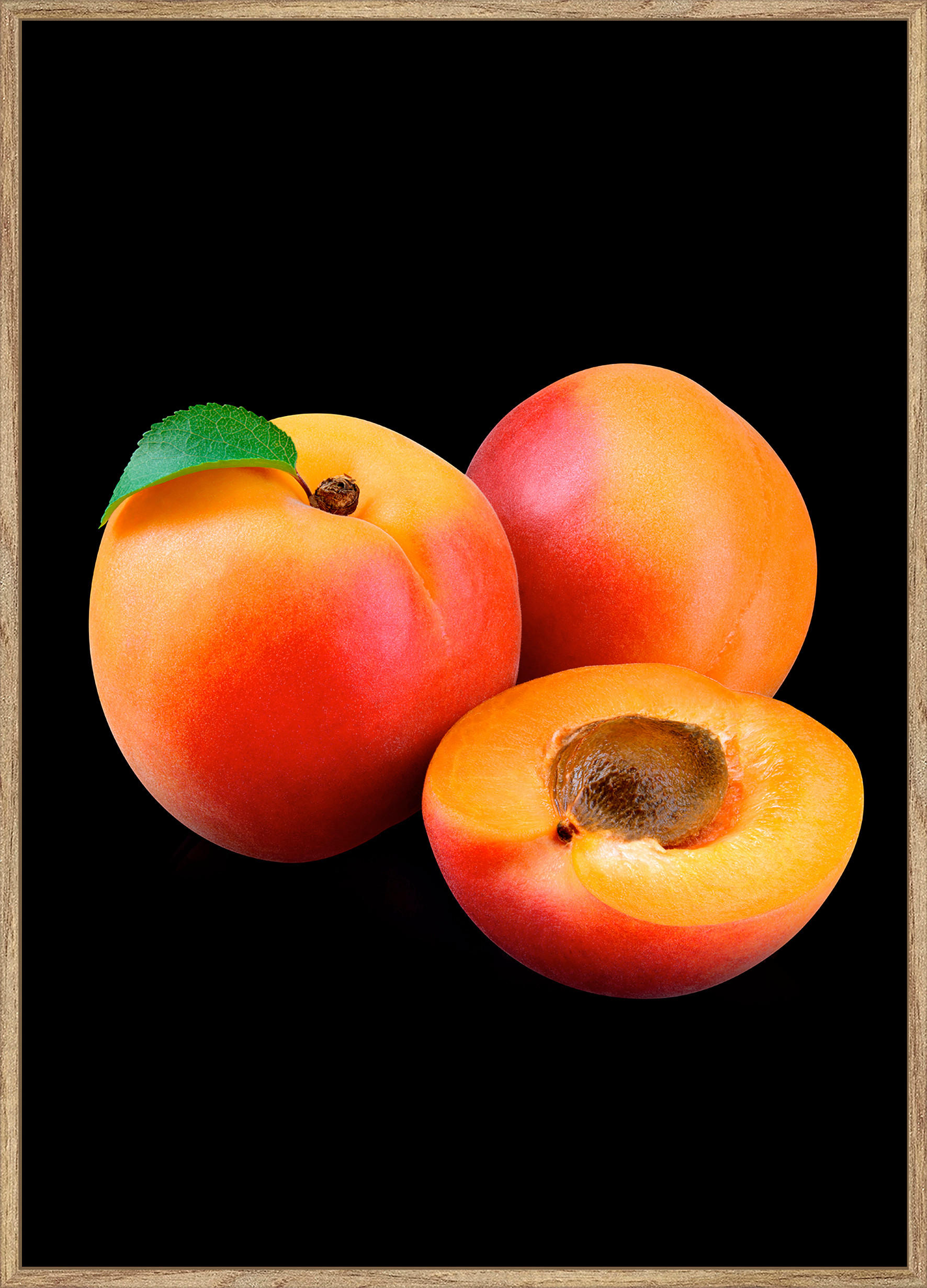 KUNSTDRUCK 51,2/71,2 cm  - Eichefarben/Multicolor, Basics, Holzwerkstoff (51,2/71,2cm) - Monee