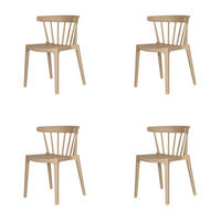 GARTENSTUHL-SET Kunststoff Sandfarben  - Sandfarben, MODERN, Kunststoff (54/75/53cm) - Gardenson