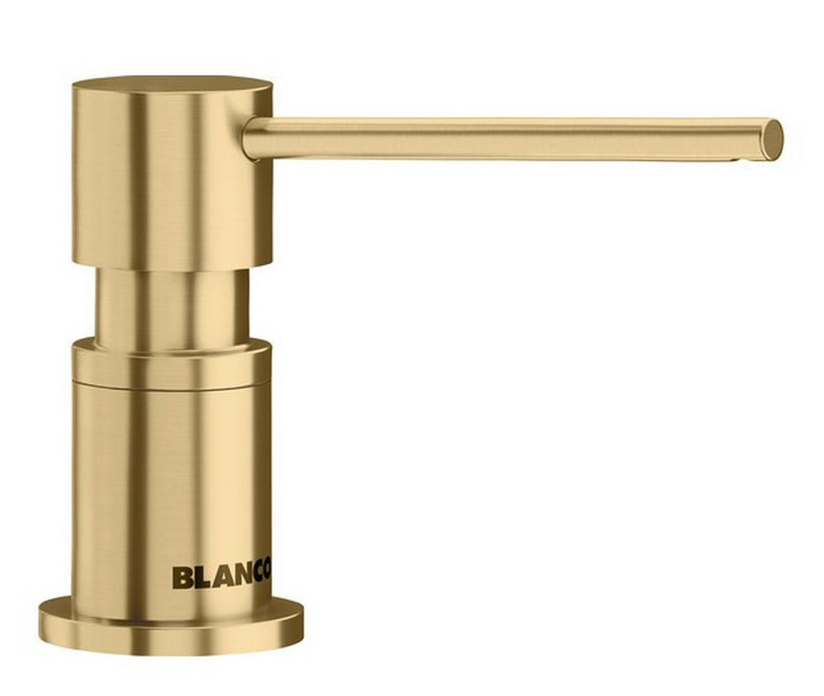 SPÜLMITTELSPENDER  - Goldfarben, Basics, Metall (4,5/9,4/14,2cm) - Blanco