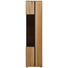 VITRINE in massiv Wildeiche, Balkeneiche Eichefarben - Eichefarben/Schwarz, Natur, Glas/Holz (46,9/195,9/41,1cm) - Valnatura VITRINE in massiv Wildeiche, Balkeneiche Eichefarben - Eichefarben/Schwarz, Natur, Glas/Holz (46,9/195,9/41,1cm) - Valnatura