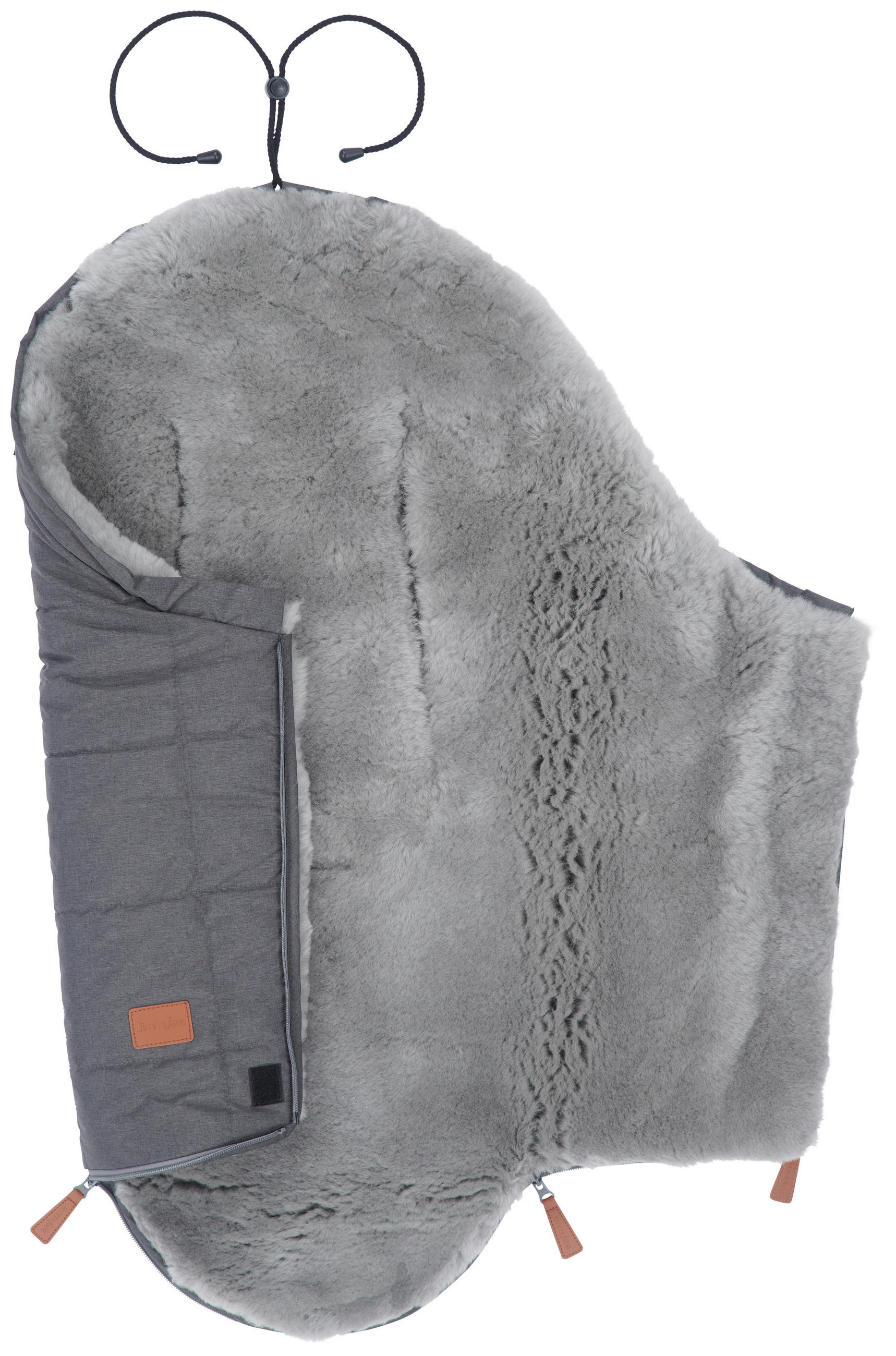 FELLSACK  - Dunkelgrau/Hellgrau, Basics, Textil (43/75cm) - Jimmylee