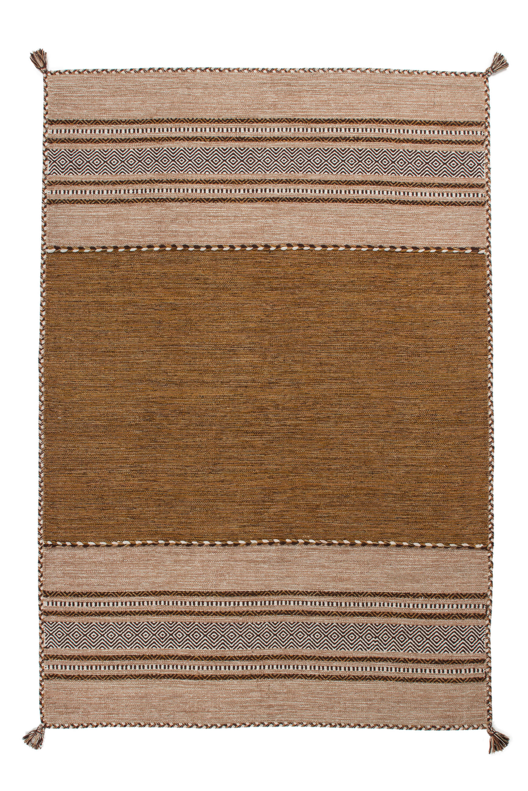 WEBTEPPICH 160/230 cm Alhambra Braun  - Braun, Basics, Textil (160/230cm) - Novel