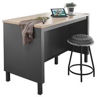 KUHINJSKI OTOK antracit, hrast Sonoma  - antracit/hrast Sonoma, Design, drvni materijal (138/90/75cm) - Livetastic