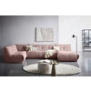 WOHNLANDSCHAFT Altrosa Cord  - Altrosa, Trend, Textil (210/390/185cm) - Livetastic